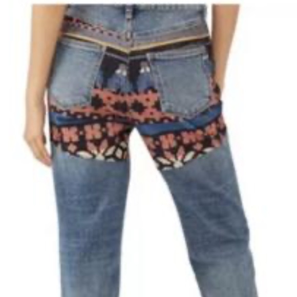 Free People Rocky Mountain Straight Leg Jeans sz 26 - Picture 2 of 10